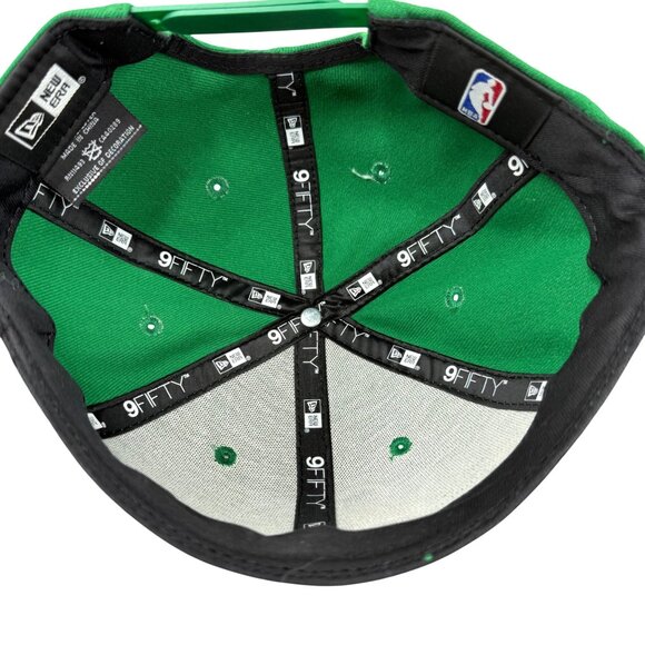 New Era 9Fifty Boston Celtics Green Snapback Hat Adjustable Cap Mens NBL - Picture 11 of 13